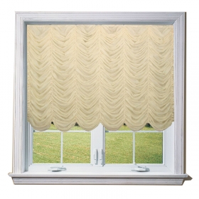 Best Österreich Vorhang Puff Drapieren Ballon Blind Wasserfall Sheer Tüll Voile Roman Schatten Supplier